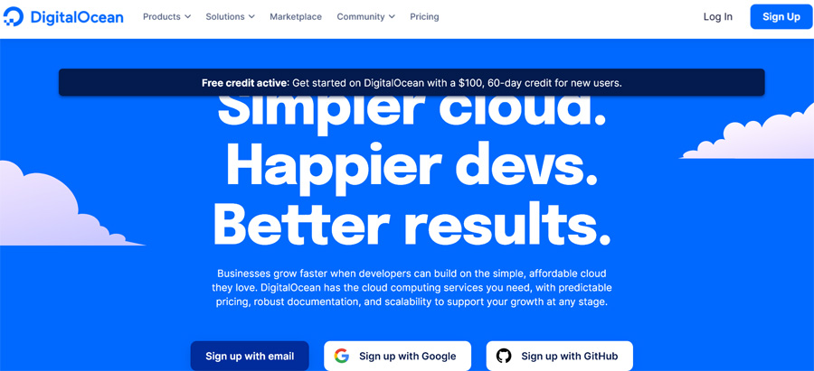 digital ocean $100 credits, digital ocean referral code, digital ocean free trial credits for new users without credit card
