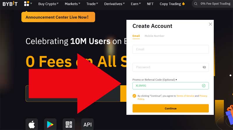 bybit referral code , bybit refer and earn , referral program