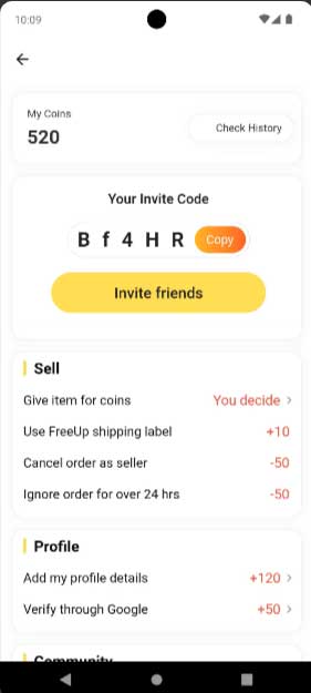 freeup-app-referral-code