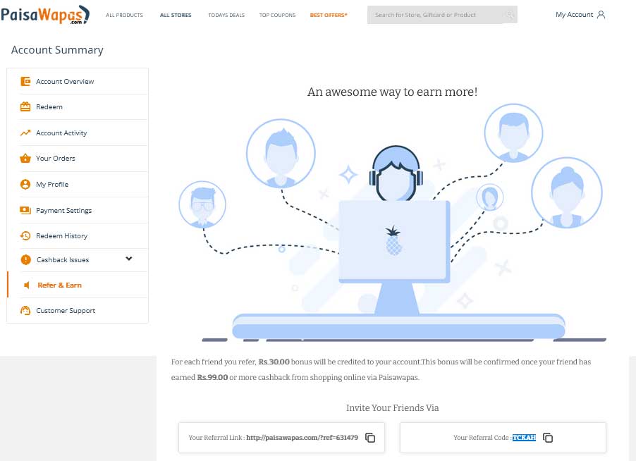 paisawapas-refer-and-earn